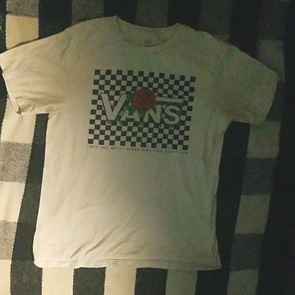 VANS Rose and Checker T